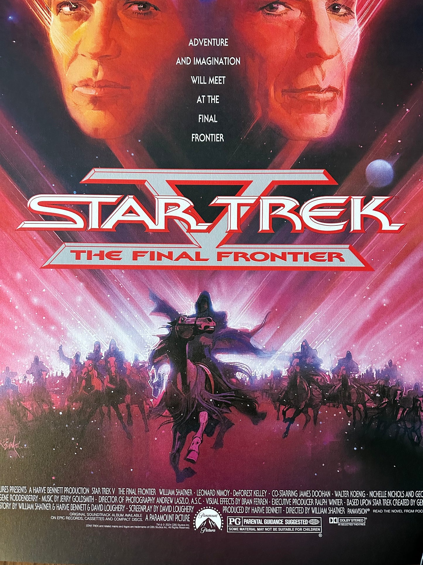 Bob Peak - Star Trek V: The Final Frontier 24x36 movie poster - detail image 3