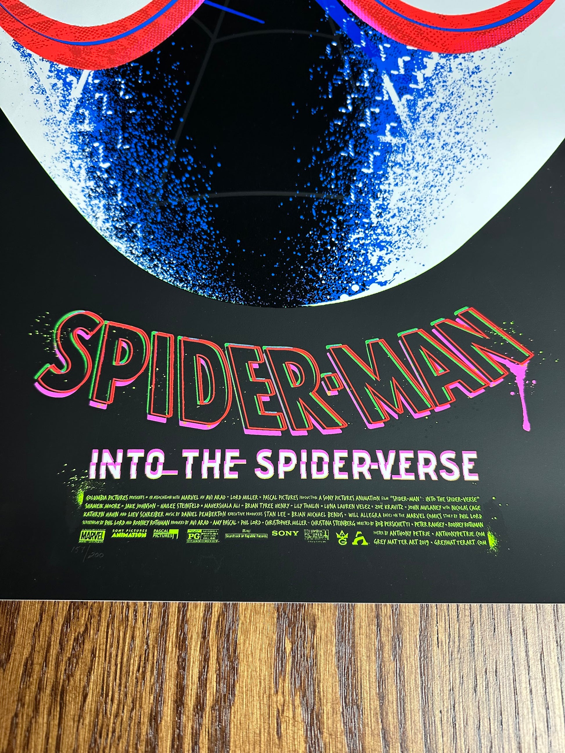 Anthony Petrie - Spider-Man Into the Spider-verse 24x36 movie poster - detail image 2